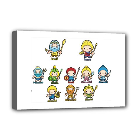 Kiddie Greek Gods Deluxe Canvas 18  X 12  