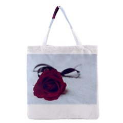 Phantom Rose Grocery Tote Bags by girlwhowaitedfanstore