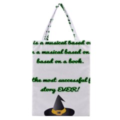 Wicked Fanfiction Classic Tote Bags