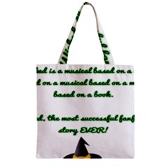 Wicked Fanfiction Zipper Grocery Tote Bags