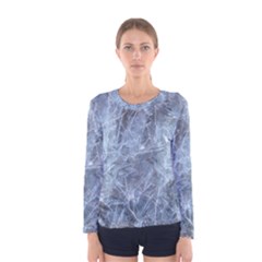 Watery Ice Sheets Women s Long Sleeve T-shirts