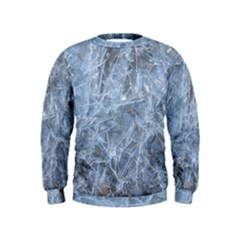 Watery Ice Sheets Boys  Sweatshirts