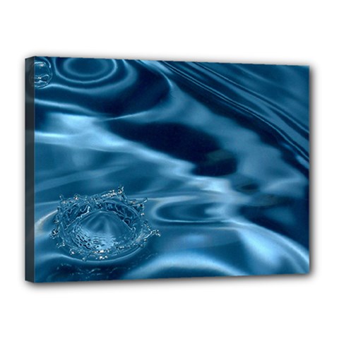 Water Ripples 1 Canvas 16  X 12  by trendistuff