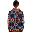 Juxtaposed shapes Women s Zipper Hoodie View2