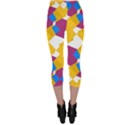 Layered shapes Capri Leggings View2