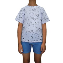 Water Drops 2 Kid s Short Sleeve Swimwear