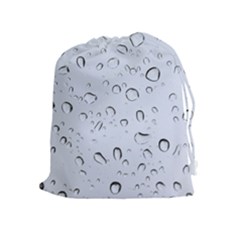 Water Drops 2 Drawstring Pouches (extra Large) by trendistuff