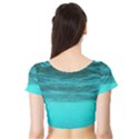 UNDERWATER WORLD Short Sleeve Crop Top View2