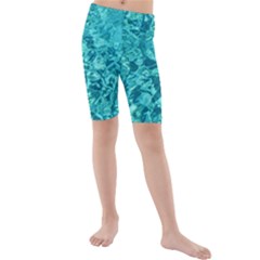 Turquoise Water Kid s Mid Length Swim Shorts