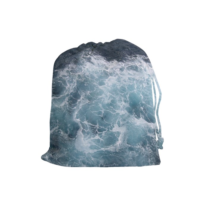 OCEAN WAVES Drawstring Pouches (Large) 