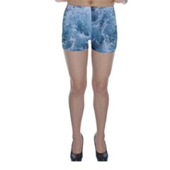 Ocean Waves Skinny Shorts