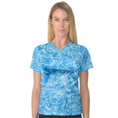 Women s V-neck Sport Mesh Tee