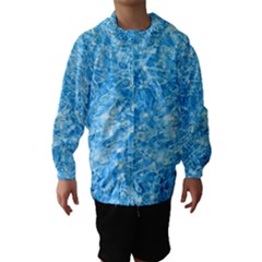 Blue Ice Crystals Hooded Wind Breaker (kids) by trendistuff