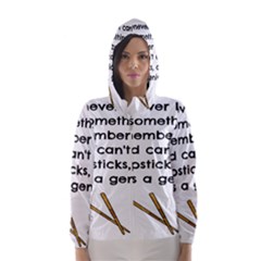 Reid s Chapsticks Hooded Wind Breaker (women)