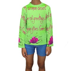 Garcia s Greetings Kid s Long Sleeve Swimwear