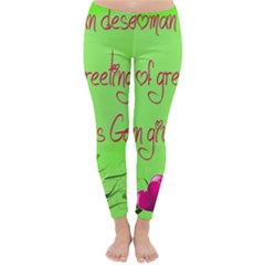 Garcia s Greetings Winter Leggings  by girlwhowaitedfanstore