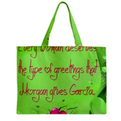 Garcia s Greetings Zipper Tiny Tote Bags