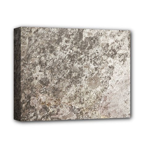 Weathered Grey Stone Deluxe Canvas 14  X 11 