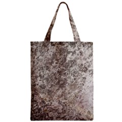 Weathered Grey Stone Zipper Classic Tote Bags