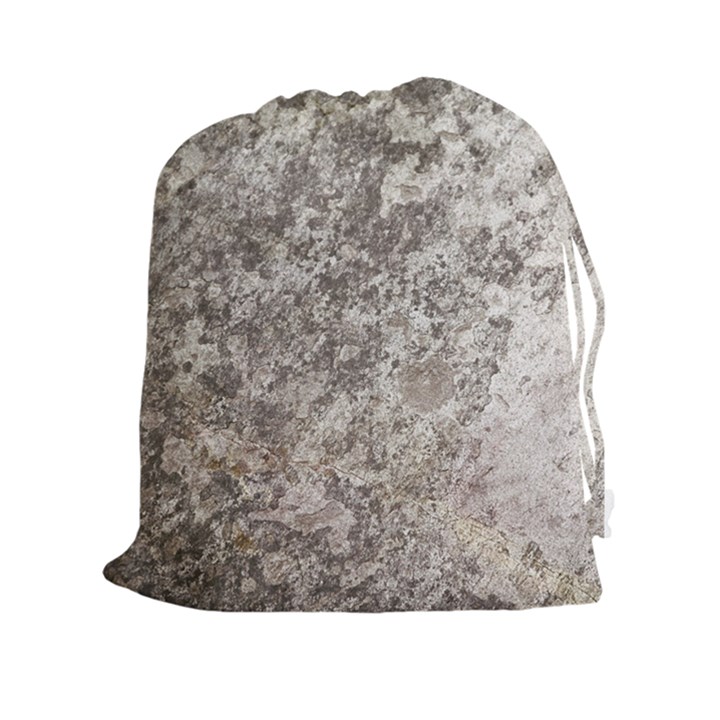 WEATHERED GREY STONE Drawstring Pouches (XXL)