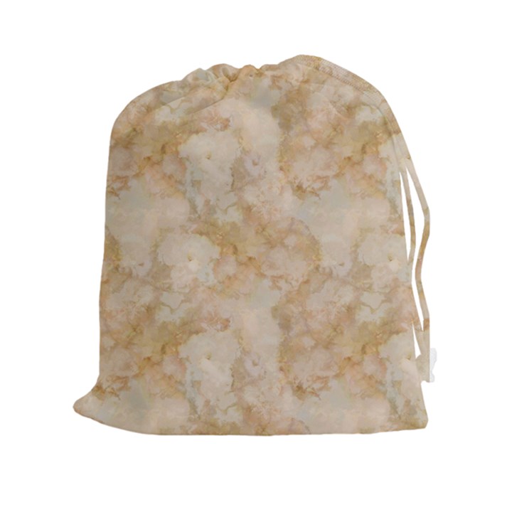 TAN MARBLE Drawstring Pouches (XXL)