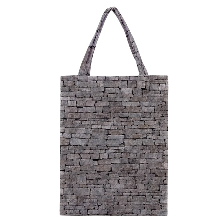 STONE WALL GREY Classic Tote Bags