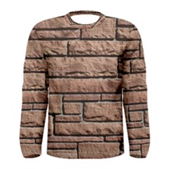 Sandstone Brick Men s Long Sleeve T-shirts