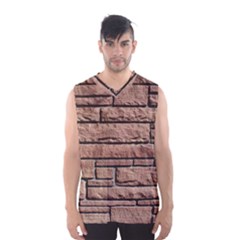 Sandstone Brick Men s Basketball Tank Top by trendistuff