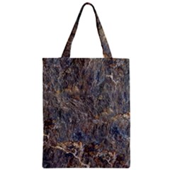 Rusty Stone Zipper Classic Tote Bags