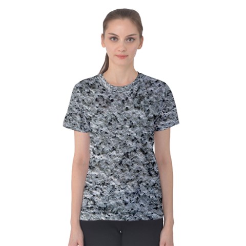 Rough Grey Stone Women s Cotton Tee by trendistuff