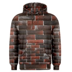 Red And Black Brick Wall Men s Pullover Hoodies