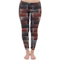 RED AND BLACK BRICK WALL Winter Leggings  View1