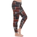 RED AND BLACK BRICK WALL Winter Leggings  View3