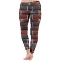 RED AND BLACK BRICK WALL Winter Leggings  View4