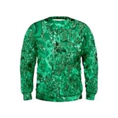 Marble Green Boys  Sweatshirts by trendistuff