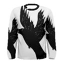 Hovering crow Men s Long Sleeve T-shirts View1