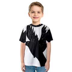 Hovering Crow Kid s Sport Mesh Tees