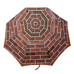 Colorful Brick Wall Folding Umbrellas