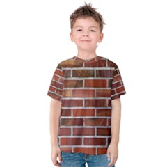 Colorful Brick Wall Kid s Cotton Tee