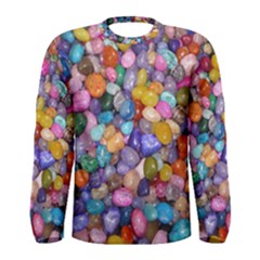 Colored Pebbles Men s Long Sleeve T-shirts by trendistuff