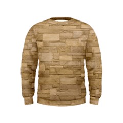 Block Wall 2 Boys  Sweatshirts by trendistuff