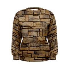 Block Wall 1 Women s Sweatshirts