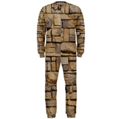 Block Wall 1 Onepiece Jumpsuit (men)  by trendistuff