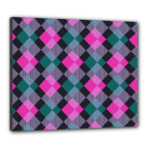 Argyle Variation Canvas 24  X 20  (stretched)