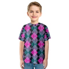 Argyle Variation Kid s Sport Mesh Tee