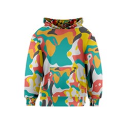 Cubist Art Kid s Pullover Hoodie by LalyLauraFLM