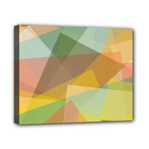 Fading Shapes Canvas 10  X 8  (stretched) by LalyLauraFLM