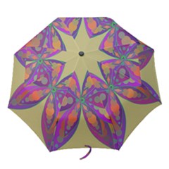 Fly-mandala Folding Umbrellas