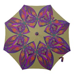 Fly-mandala Hook Handle Umbrellas (small) by Valeryt