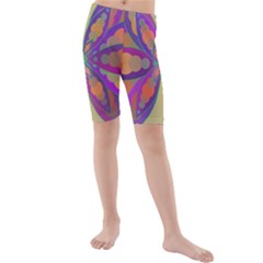 Fly-mandala Kid s Mid Length Swim Shorts